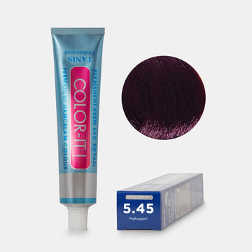 Permanent hair color COLOR-IT 5.45 mahogany