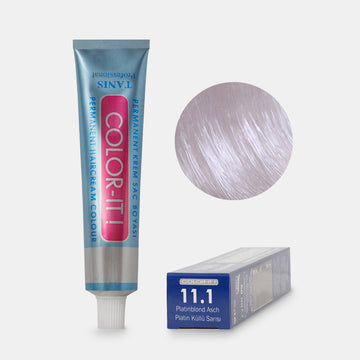Permanent hair color COLOR-IT 11.1 platinum blonde ash