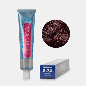 Permanent hair color Color-IT 8.74 rosewood